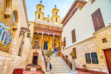 Chiesa Bella Appesa Nel Vecchio Cairo