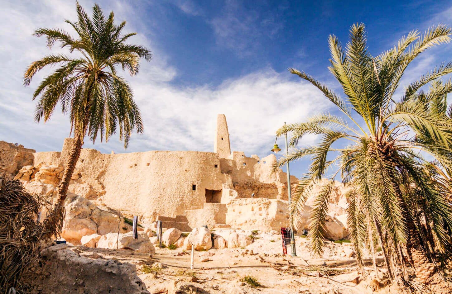 Una Meravigliosa Immagine Di Uno Degli Edifici In Siwa