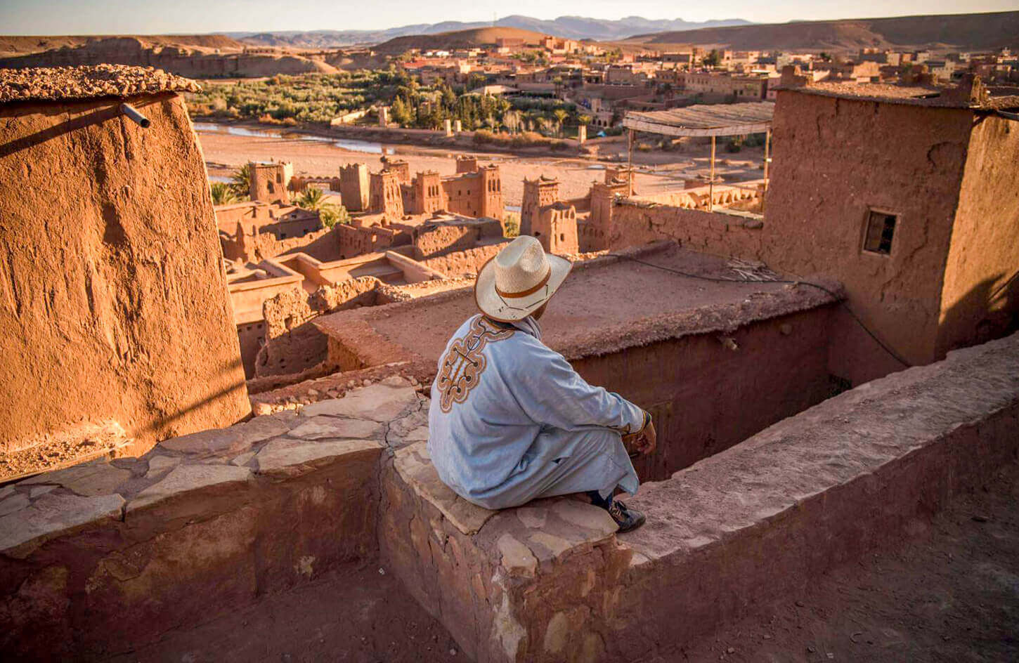 Meravigliose Immagini Di Un Residente Locale Di Una Delle Zone Turistiche Del Marocco